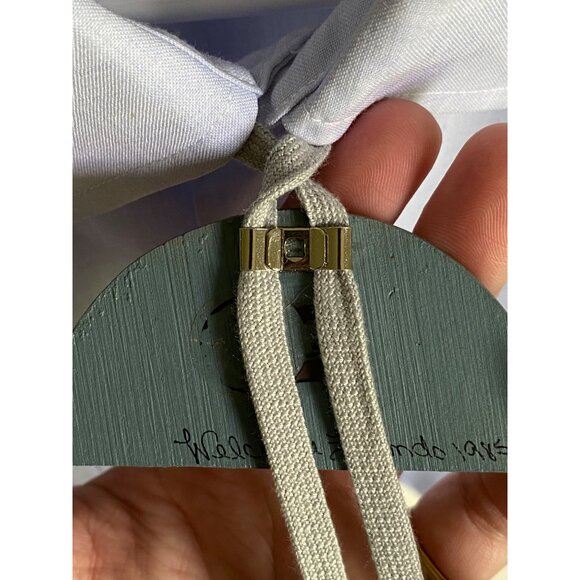 80's vintage welcome friends country kitsch extra long bolo tie - Picture 5 of 6